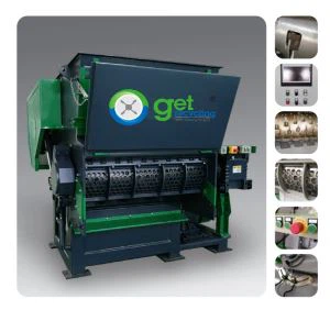 ERS-seriens generelle formål Enkelt skaftslibemaskine til plast råvarer